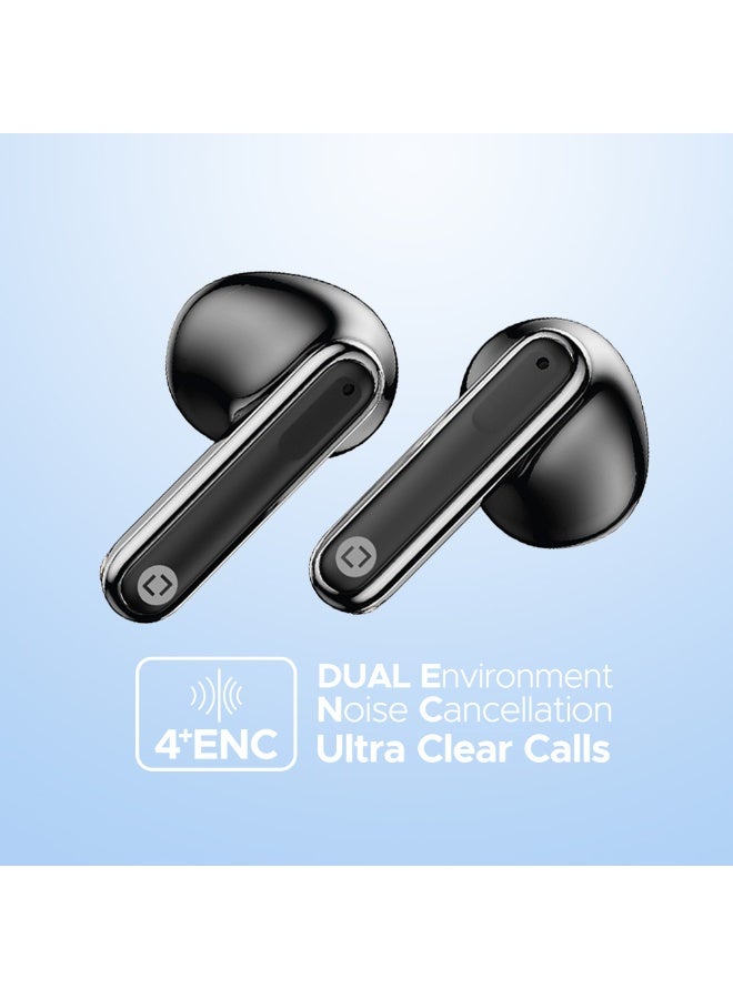 Lycka Pods 4 True Wireless Earbuds With Environmental Noise Cancellation (ENC), Bluetooth 5.3, White - Image 2